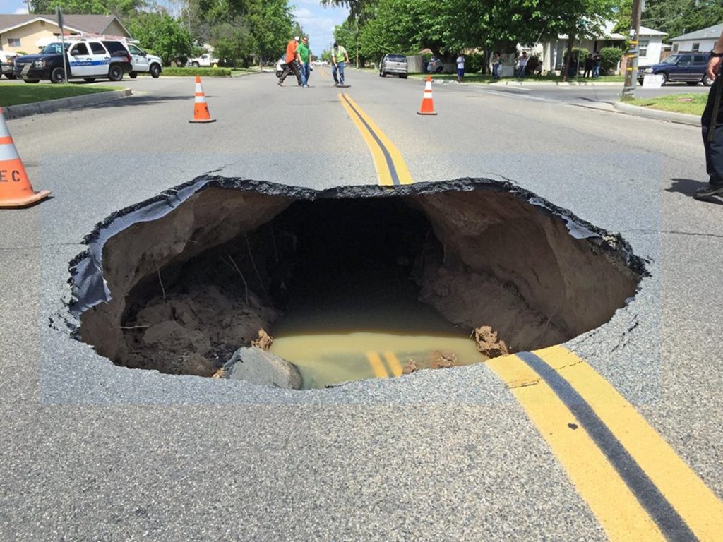 sinkholes