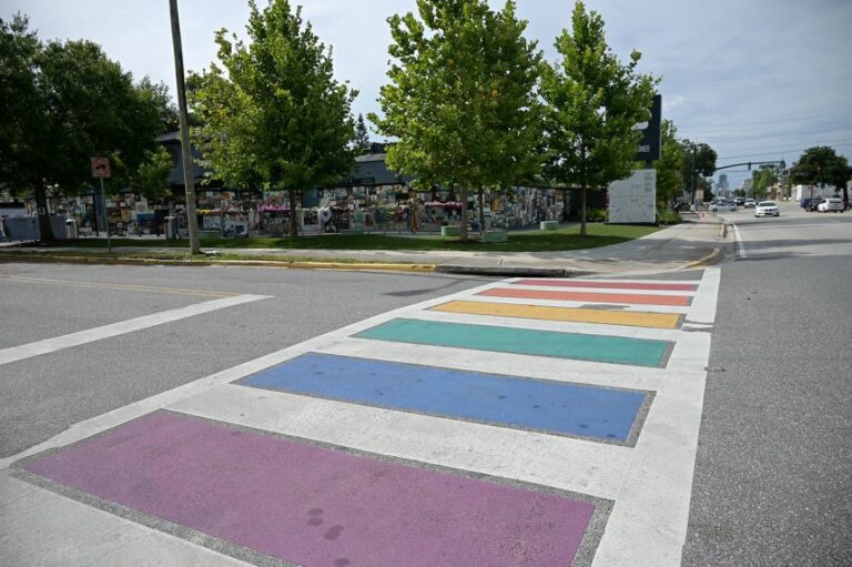 trump admin removes rainbow cross walk honoring pulse nightclub victims
